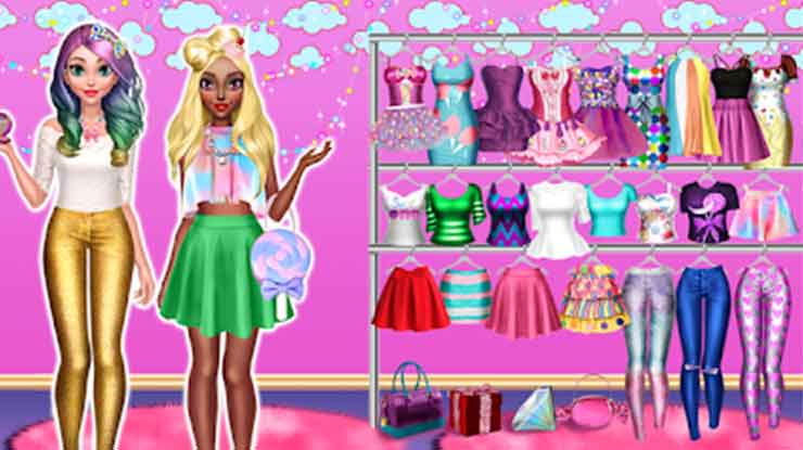 28. Candy Fashion Dress Up Makeup Game