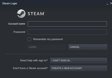 Jika sudah selesai proses instal maka sobat buka aplikasi Steam tersebut dan masukkan nama akun Steam serta Password Steam