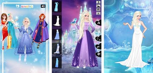 Icy or Fire dress up game Frozen Land