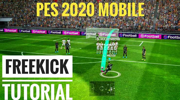 Trik Free Kick PES Mobiel 2020 Beserta Cara Melakukannya