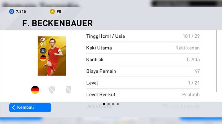 Trik Rolling F.Beckenbauer