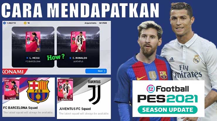 Cara Mendapatkan Iconic Lionel Messi di PES Mobile 2021