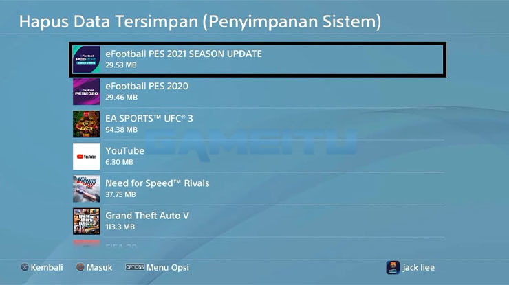 Klik eFootball PES 2021 Season Update