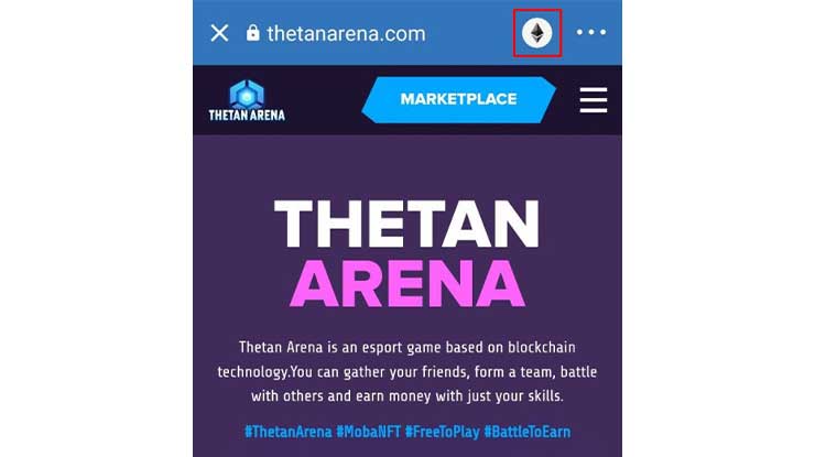 Penyebab Tidak Bisa Connect eWallet ke Thetan Arena