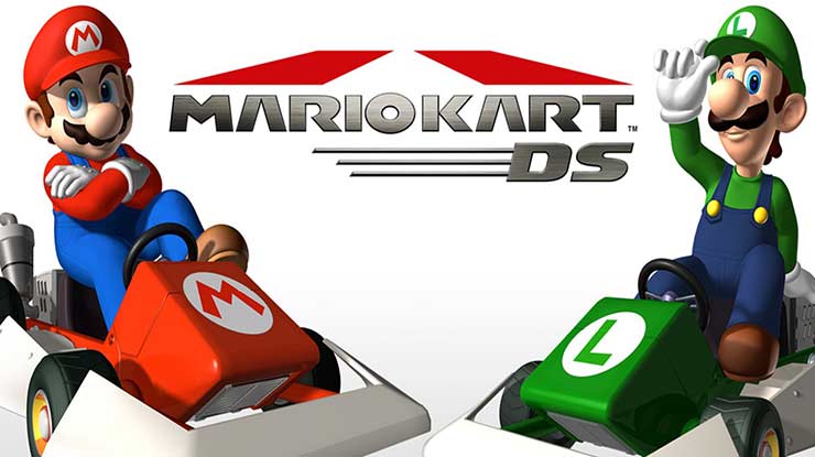 2. Mario Kart DS sebagai Game NDS Terbaik