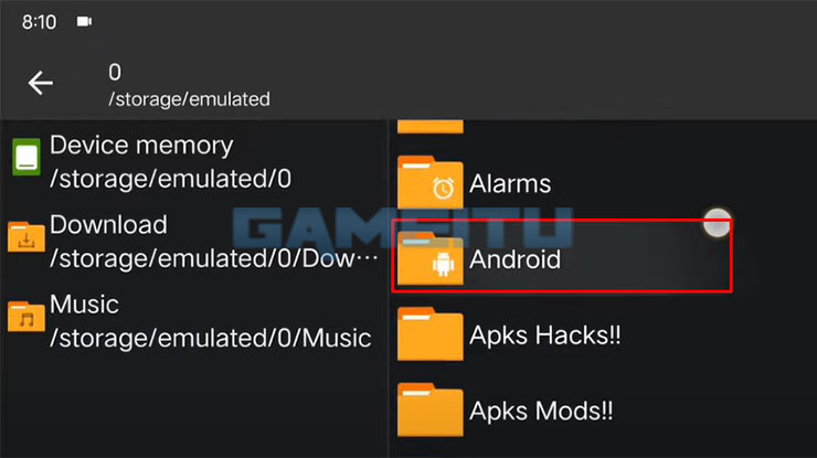 Buka Folder Android