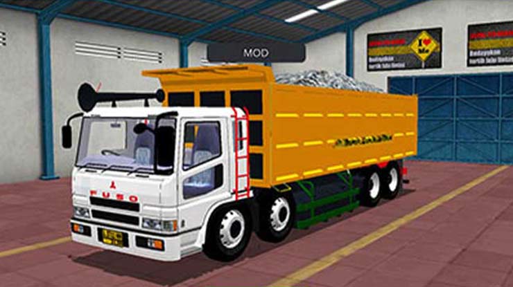 3. Mod Bussid Truck Dump Fuso