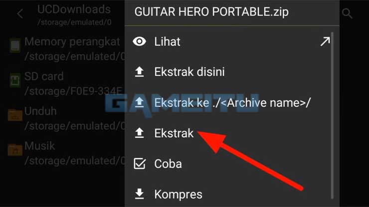 Ekstrak File Zip