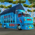 Download Mod Bussid Truck Angsa Putih Terpal Segitiga Full Anim