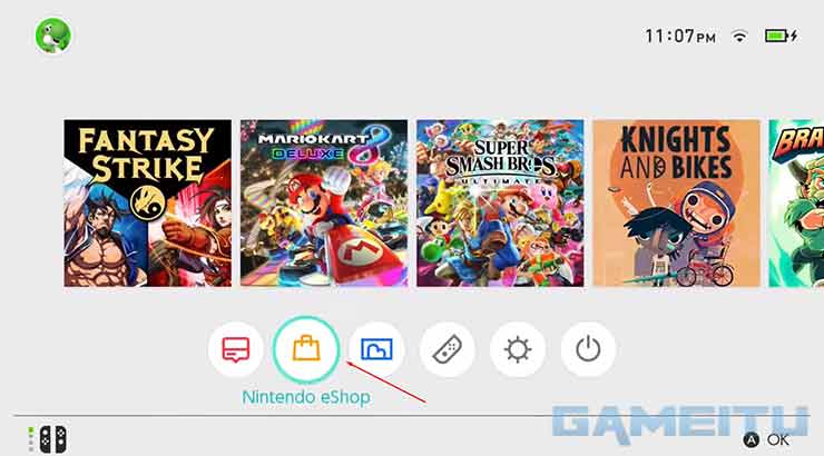 Buka eShop Nintendo Switch