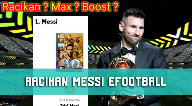 Racikan Messi eFootball di Miami, PSG, Timnas dan Barcelona