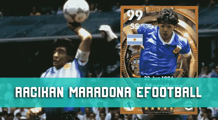 Racikan Maradona eFootball, Gacor dan Max rating!