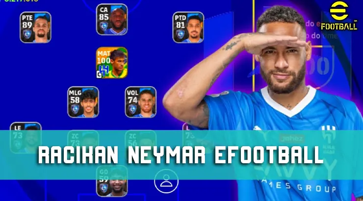 Racikan Neymar eFootball Mobile Rating Max di Al Hilal