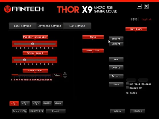 1. Buka Software Fantech X9 Thor