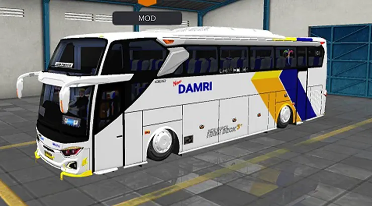 5. Download Mod Bussid DAMRI JB3+ SHD Hino RK