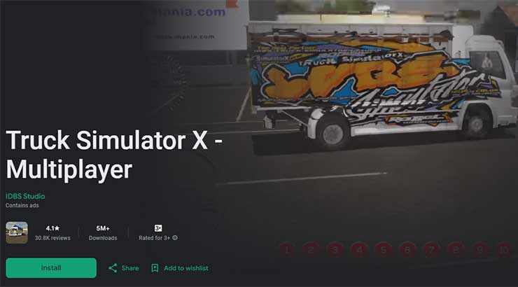 Install Ulang Truck Simulator X