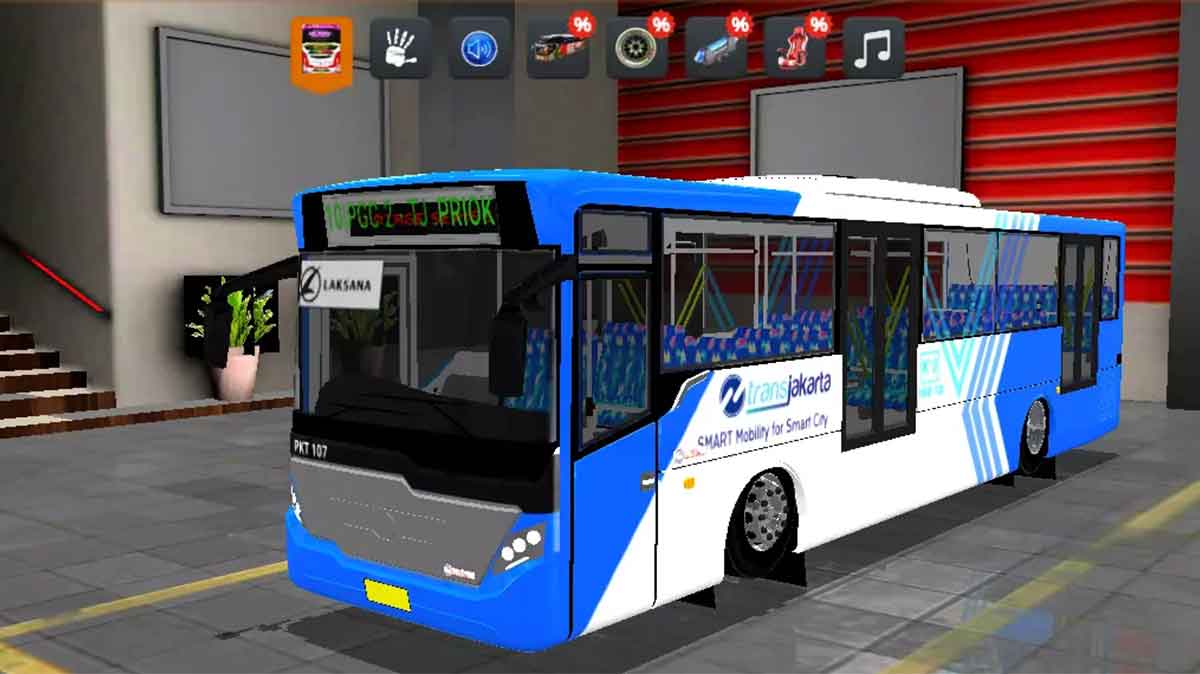 Livery Bussid Transjakarta Super Jernih, Download Gratis