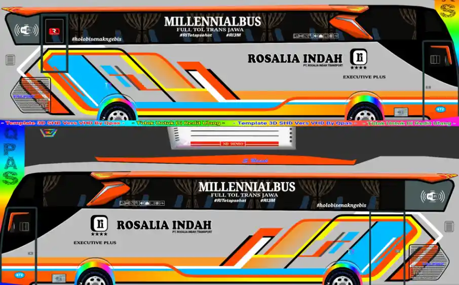 33. Rosalia Indah Jetbus 3 Scania Milenial SDD