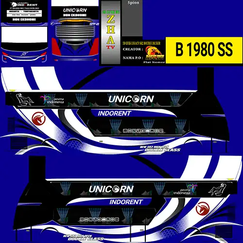 Livery Bimasena SR2 HD Unicord Indorent