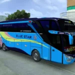 Livery Bussid Blue Star Paling Jernih dan Terlengkap